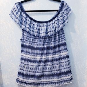 Chaps Flounce Top Size 3X